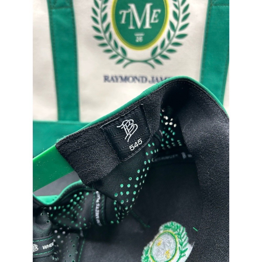 Raymond James TME 26 Promotional Set Masters Green Rope Golf Hat & Tote Bag - Picture 5 of 6